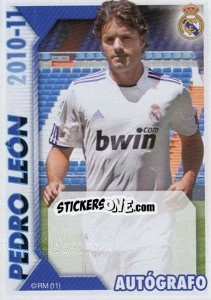 Cromo Pedro León (Autógrafo) - Real Madrid 2010-2011 - Panini