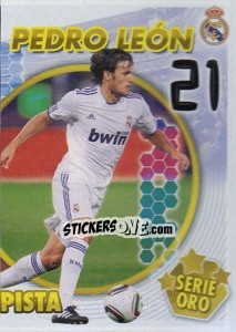 Sticker Pedro León (Mosaico) - Real Madrid 2010-2011 - Panini