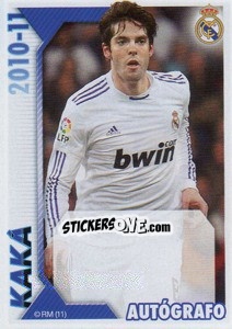 Sticker Kaká (Autógrafo) - Real Madrid 2010-2011 - Panini