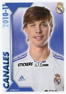 Sticker Canales - Real Madrid 2010-2011 n. 133 - Panini