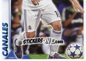 Sticker Canales (Mosaico) - Real Madrid 2010-2011 n. 135 - Panini