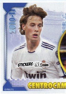Sticker Canales (Mosaico) - Real Madrid 2010-2011 n. 137 - Panini