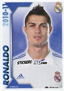 Cromo Cristiano Ronaldo - Real Madrid 2010-2011 - Panini