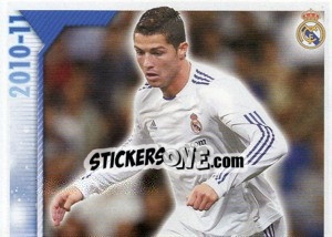 Sticker Cristiano Ronaldo (Mosaico) - Real Madrid 2010-2011 n. 140 - Panini