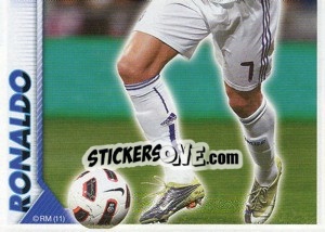 Cromo Cristiano Ronaldo (Mosaico) - Real Madrid 2010-2011 - Panini