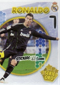 Cromo Cristiano Ronaldo (Mosaico) - Real Madrid 2010-2011 - Panini