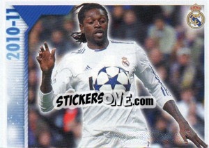 Cromo Adebayor (Mosaico) - Real Madrid 2010-2011 - Panini