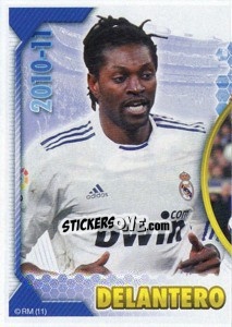 Cromo Adebayor (Mosaico) - Real Madrid 2010-2011 - Panini