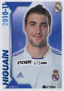 Cromo Higuaín - Real Madrid 2010-2011 - Panini