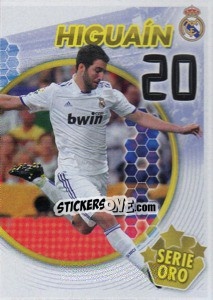 Figurina Higuaín (Mosaico) - Real Madrid 2010-2011 - Panini