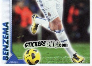 Sticker Benzemá (Mosaico) - Real Madrid 2010-2011 - Panini