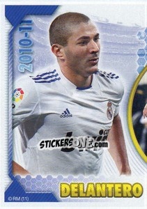 Sticker Benzemá (Mosaico) - Real Madrid 2010-2011 n. 161 - Panini