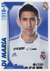 Sticker Di María - Real Madrid 2010-2011 n. 163 - Panini