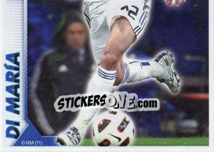 Cromo Di María (Mosaico) - Real Madrid 2010-2011 - Panini