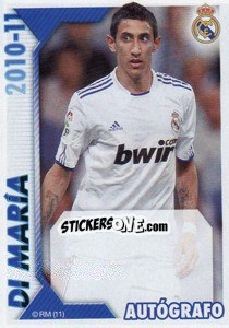 Sticker Di María (Autógrafo) - Real Madrid 2010-2011 - Panini