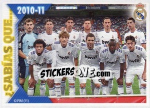 Sticker ¿Sabías qué? Plantilla - Real Madrid 2010-2011 - Panini