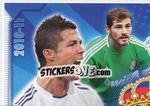 Sticker El mejor club del siglo XX (Mosaico) - Real Madrid 2010-2011 n. 175 - Panini
