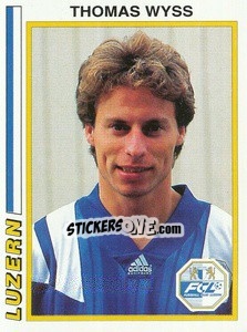 Sticker Thomas Wyss - Football Switzerland 1994-1995 n. 112 - Panini