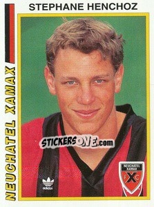 Sticker Stephane Henchoz - Football Switzerland 1994-1995 n. 124 - Panini