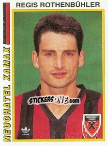 Cromo Regis Rothenbuhler - Football Switzerland 1994-1995 n. 126 - Panini