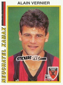 Sticker Alain Vernier - Football Switzerland 1994-1995 - Panini