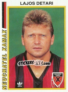 Sticker Lajos Detari - Football Switzerland 1994-1995 - Panini