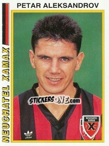 Figurina Petar Aleksandrov - Football Switzerland 1994-1995 n. 132 - Panini