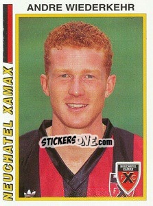 Figurina Andre Wiederkehr - Football Switzerland 1994-1995 n. 135 - Panini