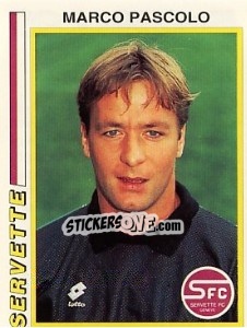 Sticker Marco Pascolo - Football Switzerland 1994-1995 - Panini