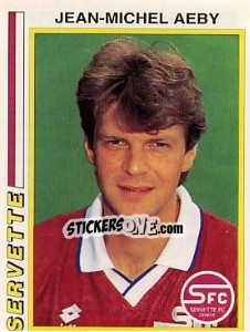 Sticker Jean-Michel Aeby - Football Switzerland 1994-1995 n. 145 - Panini