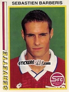 Sticker Sebastien Barberis - Football Switzerland 1994-1995 - Panini