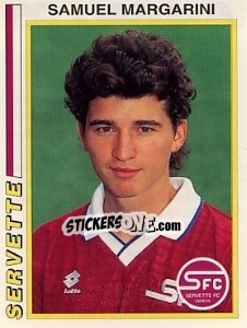 Sticker Samuel Margarini - Football Switzerland 1994-1995 n. 147 - Panini