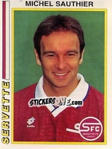 Cromo Michel Sauthier - Football Switzerland 1994-1995 - Panini