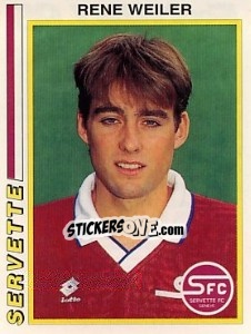 Sticker Rene Weiler - Football Switzerland 1994-1995 - Panini