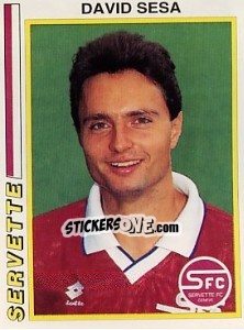 Sticker David Sesa - Football Switzerland 1994-1995 n. 154 - Panini