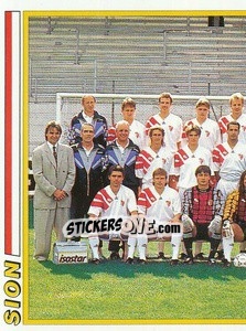 Figurina Mannschaft (puzzle 1) - Football Switzerland 1994-1995 n. 156 - Panini
