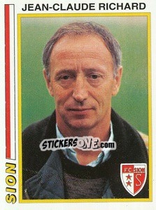 Sticker Jean-Claude Richard - Football Switzerland 1994-1995 - Panini