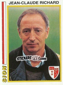 Sticker Jean-Claude Richard - Football Switzerland 1994-1995 n. 158 - Panini