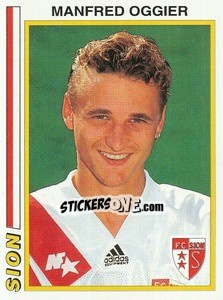 Cromo Manfred Oggier - Football Switzerland 1994-1995 - Panini
