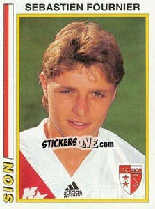 Sticker Sebastien Fournier - Football Switzerland 1994-1995 - Panini