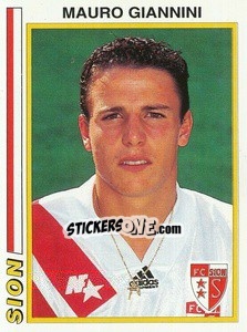 Cromo Mauro Giannini - Football Switzerland 1994-1995 - Panini