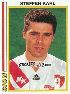 Figurina Steffen Karl - Football Switzerland 1994-1995 n. 167 - Panini
