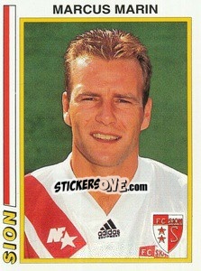 Sticker Marcus Marin - Football Switzerland 1994-1995 n. 172 - Panini