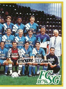Sticker Mannschaft (puzzle 2) - Football Switzerland 1994-1995 n. 176 - Panini