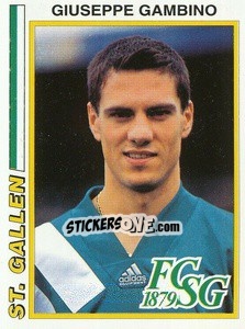 Figurina Giuseppe Gambino - Football Switzerland 1994-1995 n. 179 - Panini