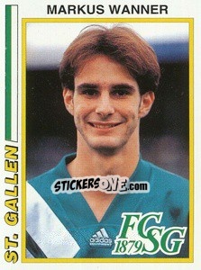Figurina Markus Wanner - Football Switzerland 1994-1995 n. 183 - Panini