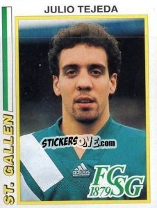 Cromo Julio Tejeda - Football Switzerland 1994-1995 - Panini