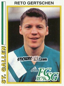 Figurina Reto Gertschen - Football Switzerland 1994-1995 n. 188 - Panini