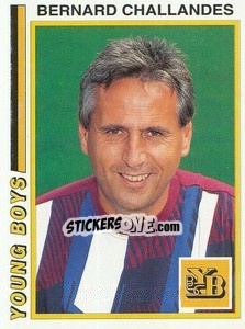 Sticker Bernard Challandes - Football Switzerland 1994-1995 n. 196 - Panini