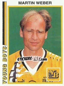 Sticker Martin Weber - Football Switzerland 1994-1995 n. 200 - Panini